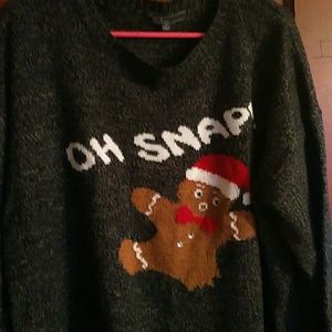 Oh, snap! Christmas sweater